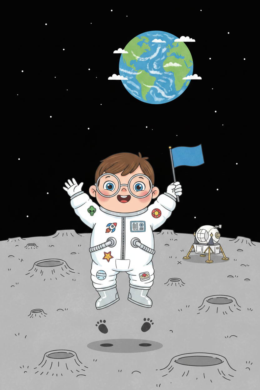 Page 2 du livret « Hugo sur Mars »