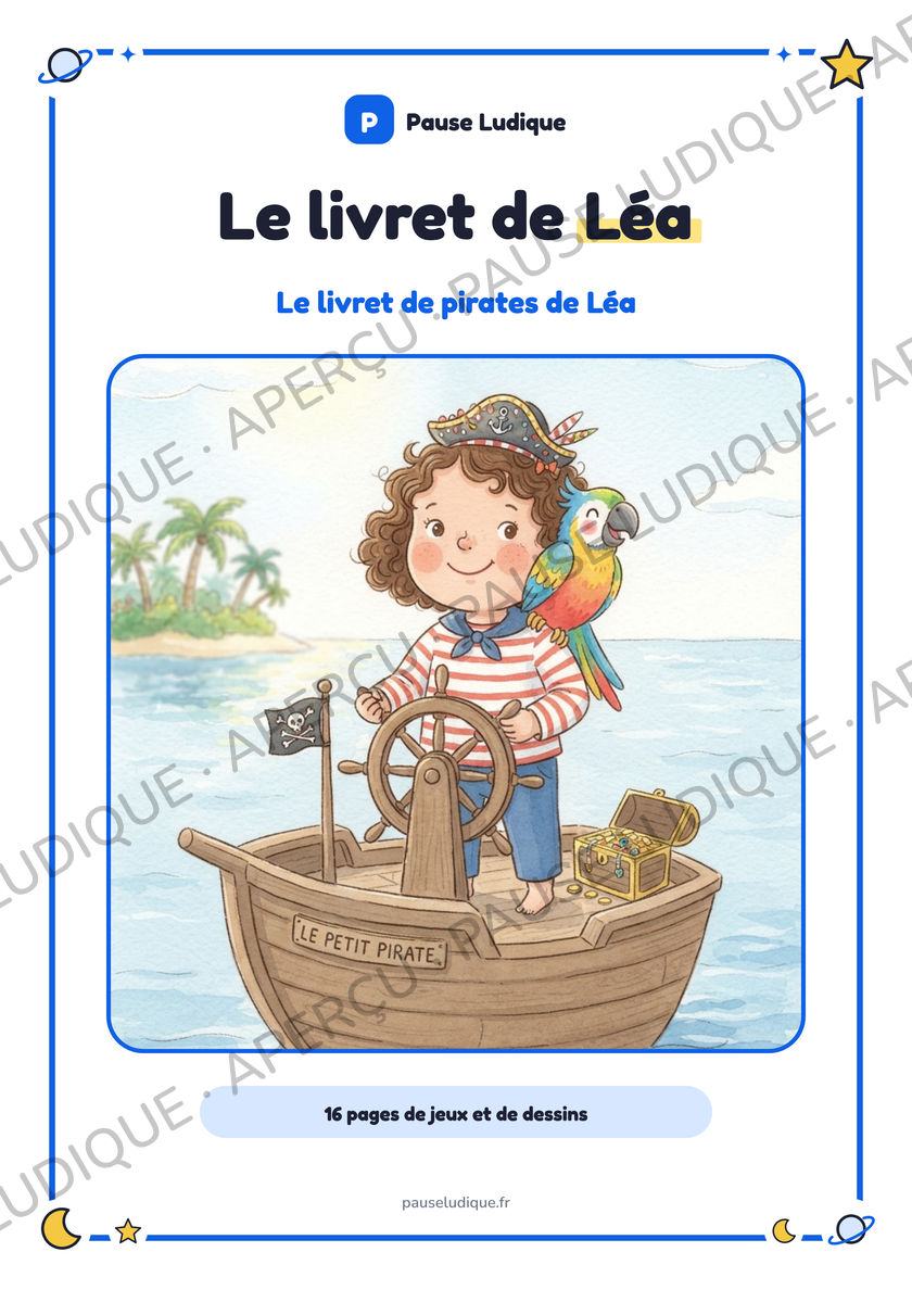 Couverture du livret « Léa et les pirates »